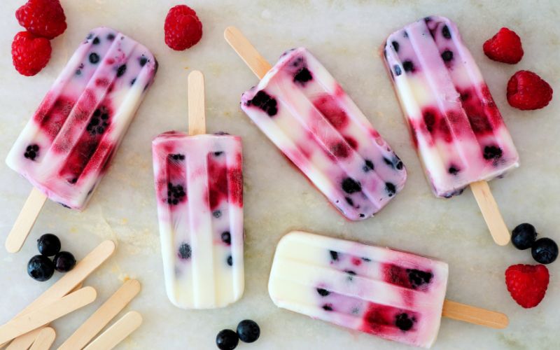 Red White and Blue Popsicles